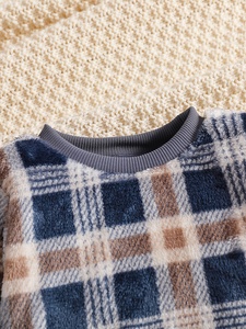 Conjunto de pantalón informal de tres piezas para bebé, estampado a rayas, manga larga - Product Image 4