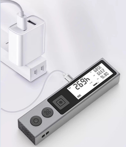 MiLESEEY M130 미니 거리 측정기 금속 ABS 고정밀 레이저 줄자 1년 보증 경량 53g 실내 측정용 - Product Image 1