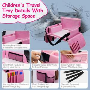 Échantillon gratuit, prêt à être expédié, plateau de jeu pour tout-petits imperméable, plateau de voyage amélioré pour enfants, plateau de rangement pour enfants, jouet pour enfants - Product Image 6