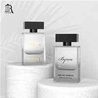Laque plate en vrac en gros 30ml 50ml 100ml parfum cosmétique vaporisateur bouteille en verre paquet avec bouchon en T étiquette de logo personnalisée