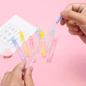 Renkli sabun kabarcık borusu oyuncak kabarcık değnek yaz açık oyuncaklar düğün doğum günü partisi dekorasyon malzemeleri çocuk oyuncakları - Product Image 5