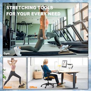 Xách tay bằng gỗ nghiêng Hội Đồng Quản Trị cho bê kéo dài, có thể điều chỉnh nghiêng bê cáng và ngồi xổm nêm cho tập thể dục - Product Image 6