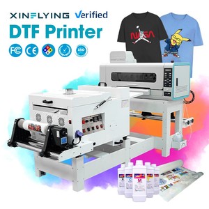 Máy in DTF khổ A2 A3 A4 30cm China XinFlying bán buôn, bảo hành trọn đời, đầu in I3200 Xp600 4720, kèm máy phun bột DTF - Product Image 1