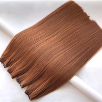Cheveux Remy Européens Qualité Salon 2026 Double Drawn Genius Weft pour Extensions de Cheveux Ondulés et Lisses