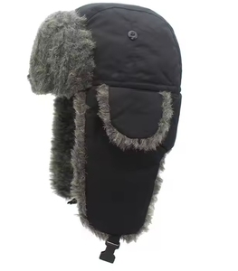 Custom Arrived <strong>Winter</strong> Snow <strong>Hat</strong> Lei Feng Plush Cap Russian Style Faux Fur <strong>Hats</strong> With <strong>Earflaps</strong> for Outdoor Sport - Product Image 6