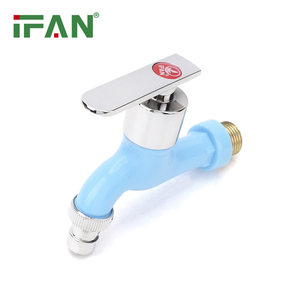Grifos de agua de muestra <span class=keywords><strong>gratis</strong></span> IFAN, cuerpo azul de plástico, grifos de agua de 1/2 pulgadas, grifo de agua de plástico de acero inoxidable - Product Image 2