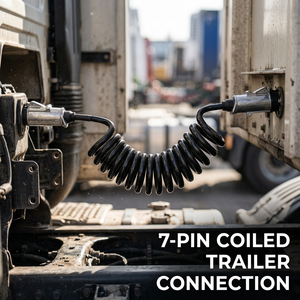 Câble de remorque de tracteur à 7 broches HJYAJZT ABS, pièce de rechange pour camion, câble électrique à sept conducteurs, câble d'alimentation à ressort - Product Image 3