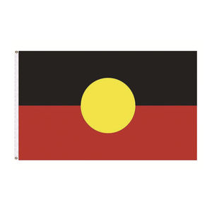 Горячая распродажа: Флаг Австралии (национальный, аборигенский) 3x5 футов, 100% полиэстер, двусторонний, с возможностью индивидуального заказа - Product Image 1
