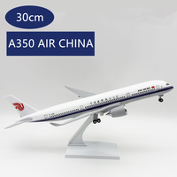 Jouets pour enfants en ligne, avions en résine de 30 cm, modèles d'avions Airbus A320 A330 A350 A380 B737 B747 B777 B787 en vente
