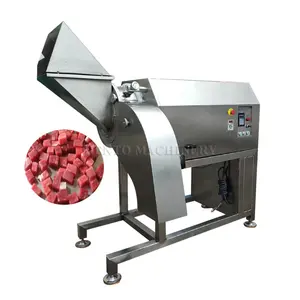 Durable Electric Turkey Meat Frozen Cutting Machine / Frozen Meat Cutting Knife / Frozen Chicken Meat Dicing Machine