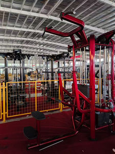 Équipement de <span class=keywords><strong>musculation</strong></span> commercial en gros à 4 stations, <span class=keywords><strong>appareil</strong></span> d'entraînement complet pour la <span class=keywords><strong>musculation</strong></span>, chaîne d'approvisionnement stable - Product Image 6