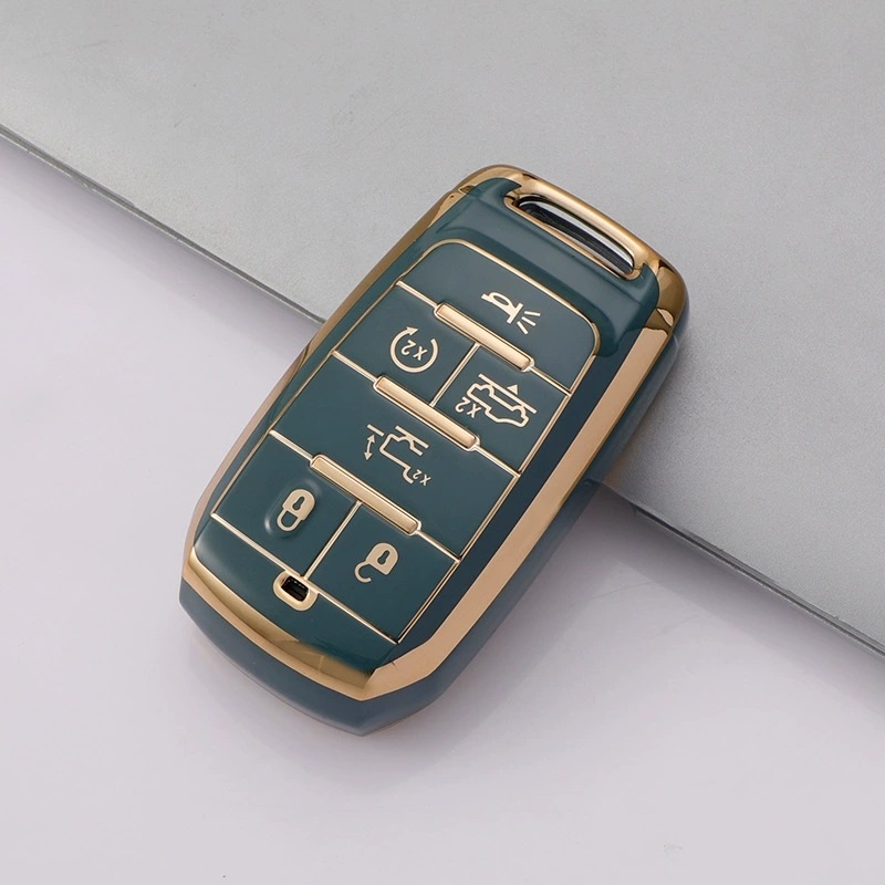 TPU Car Key Cover Case Holder for Dodge Charger Ram 1500 Key Fob Accessories | phonenumbergenerator.