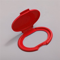 Couvre-lingettes humides, couvercle d'étanchéité amovible, couvercle pour mouchoirs, couvercle en plastique à rabat, couvercle d'emballage en PP, couvre-gants jetables