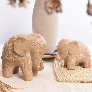 Scultura Decorativa Creativa in Resina a Forma di Elefante in Stile <span class=keywords><strong>Etnico</strong></span> Kakizzy per Studio e Libreria - Product Image 6