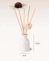 Coffret Cadeau de Noël Diffuseur d'Huiles Essentielles en Céramique Sans Flamme à la Lavande pour Intérieur avec Parfum Longue Durée