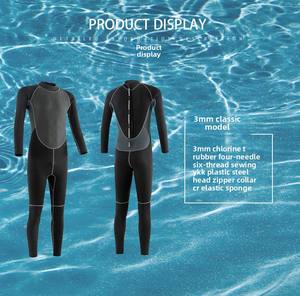 공장 핫 세일 3mm 네오프렌 원피스 잠수복 방한 스팟 태양 보호 따뜻한 냉수 스노클링 서핑 세트 - Product Image 3