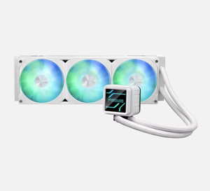 ชุดระบายความร้อนด้วยน้ำสำหรับซีพียู รุ่นใหม่ ปี 2025 Prime LC 360 ARGB สีขาวดำ พร้อมพัดลมเลนส์กระจกเงา ระบบไฟซิงค์  วัสดุพลาสติก  ตลับลูกปืนแบบน้ำ ปี 2025 N - Product Image 5