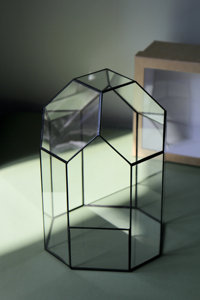 Glass <strong>Terrarium</strong> <strong>Kit</strong> Diamond Shape Glass <strong>Terrarium</strong> Plant Sarufo Glass Plant <strong>Terrarium</strong> <strong>Kit</strong> - Product Image 3
