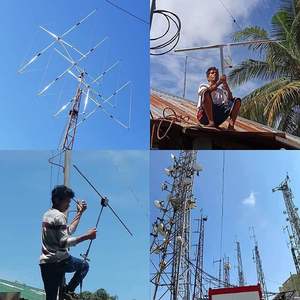 เสาอากาศไดโพล FM 1000 วัตต์ สำหรับกระจายเสียง 88-108MHz แบบรอบทิศทาง สำหรับทีวีดิจิตอลภายนอกอาคาร พร้อมขั้วต่อ 7/16 Din - Product Image 6