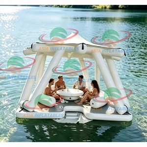 Gonfiabile aqua floating resort acqua acqua isola jet ski galleggiante banas tenda gonfiabile festa <span class=keywords><strong>bana</strong></span> - Product Image 2