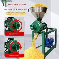 Moulin à farine à vendre moulin à farine domestique à moteur diesel pour le broyage du riz/maïs/haricots moulin à farine de maïs de soja