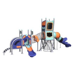 Luxury Rock Climbing Wall Amusement and Climber Combined <b>Slide</b> Outdoor Play Equipment - Product Image 2