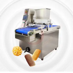 Otomatik süslemeleri ekstruder damla kesici Depositor küçük Macaron servet çerez bisküvi yapmak makinesi 1