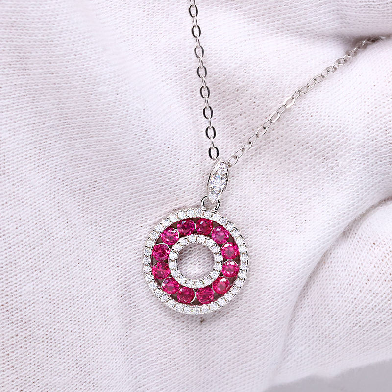 ไวท์มอยซาไนต์+ลาบโกรน เรดรูบี้