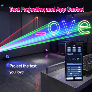 Luz Láser para DJ con Control por Aplicación, Proyector Láser Animado 3D de 5W, Compatible con <span class=keywords><strong>Dibujos</strong></span> y Texto, Máquina Láser para Fiestas, Escenarios, Discotecas, KTV, Bares - Product Image 4