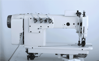 ZY3800-3 machine à coudre industrielle à grande vitesse de point de chaîne d'entraînement de courroie de trois aiguilles pour le T-shirt