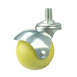 WBD Cheap preis ball stil 2 zoll möbel caster füße/1.5 zoll gummi kugel seite tabelle caster - Product Image 6