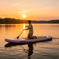 Planche de SUP gonflable portable de 11 pieds avec technologie Drop Stitch et kayak tout-terrain, capacité de charge de 400 kg, écologique, accessoires complets