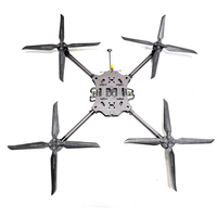 Drone FPV professionnel personnalisable de 18 pouces avec moteur brushless haute performance, système d'alimentation et double support de batterie