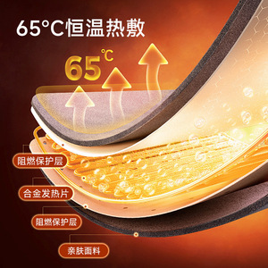 Coussin chauffant pour siège de voiture en peluche d'hiver, 12V universel, pour sièges avant de berline et de camion, tissu doux pour la peau, fil chauffant en fibre - Product Image 1