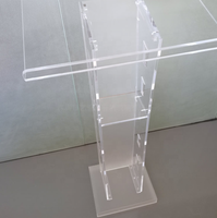 Lanterne Led transparente en acrylique, 30g, plate-forme en acrylique, idéale pour l'école