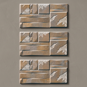 Vente en gros de carreaux muraux numériques bruns en céramique 300x600mm 12x24 briques de pierre décoratives 30x60cm prix bon marché pour les murs intérieurs - Product Image 2