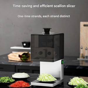 Machine à Déchiqueter les Légumes Électrique Professionnelle de Qualité Commerciale pour la Coupe des Oignons Verts et des Oignons de Printemps - Product Image 6