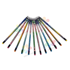 Ensembles de crayons HB aiguisés en bois au design tendance en vrac Vente en gros de crayons d'école personnalisés de haute qualité avec oreillette pour étudiants - Product Image 1