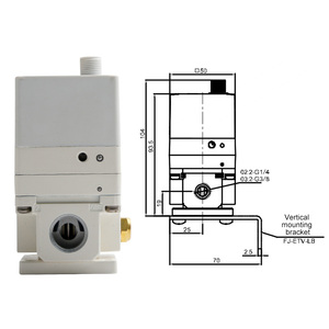 ETV3000 ETV4000 valvola di vuoto proporzionale EMC regolatore elettrico pneumatico tipo di filtro - Product Image 5