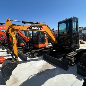 Mini-excavatrice sur chenilles d'occasion 3,5T, performance stable, faible consommation de carburant, idéale pour les travaux agricoles, de jardinage et urbains - Product Image 1