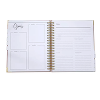 Planificateur d'impression personnalisé format A4 A5, fabricants de journaux de couverture en cuir, Agenda