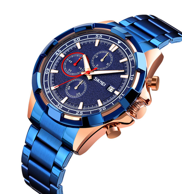 Skmei 9192  Fashion  Luxury  Men Quartz Watch