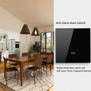 Interruptor de Luz de Pared con Panel de Vidrio Glomarket AG, Interruptor Eléctrico Inteligente Zigbee con Temporizador, Compatible con la Aplicación Smart Life, Control por Voz, Moderno - Product Image 5