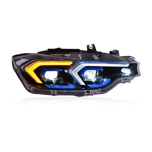 Conjunto de Faros Delanteros para BMW Serie 3 F30, Modelos 13-18, F35, Pieza de Auto, 24V/12V, Lente LED Blanca, Nuevo Diseño, Modificación para Modelos Antiguos 3 - Product Image 4