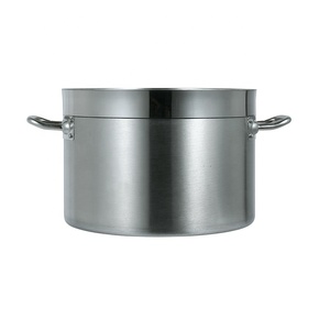 Casserole de cuisson grande taille en acier inoxydable avec fond à induction, fabrication directe d'usine OEM Junerte Kitchenwares - Product Image 3