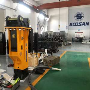 Constructions and Demolitions sb70 box type Silence soosan <b>Hydraulic</b> <b>Breaker</b> Chisel Rock <b>breaker</b> hammer for 16-21 ton excavators - Product Image 4