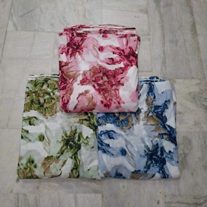 Tissu en coton 100% de haute qualité, imprimé à la main, géométrique abstrait, sergé, lavé, pour rideaux, oreillers, confection de robes, matière première - Product Image 1