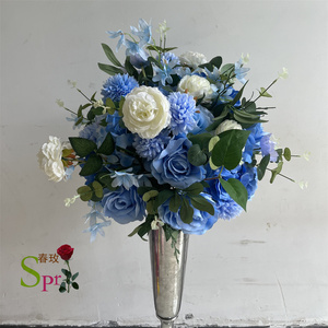 SPR ghirlanda decorativo centrotavola matrimonio verde <span class=keywords><strong>glicine</strong></span> artificiale rosa composizione floreale palla - Product Image 1