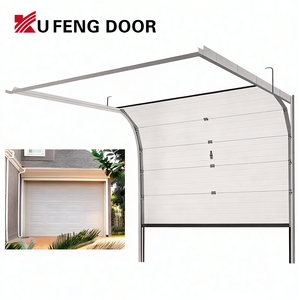 Puerta de Garaje Seccional con Protección para Dedos, Impermeable, Panel Sándwich de Acero, Aislada con Espuma de PU - Product Image 1