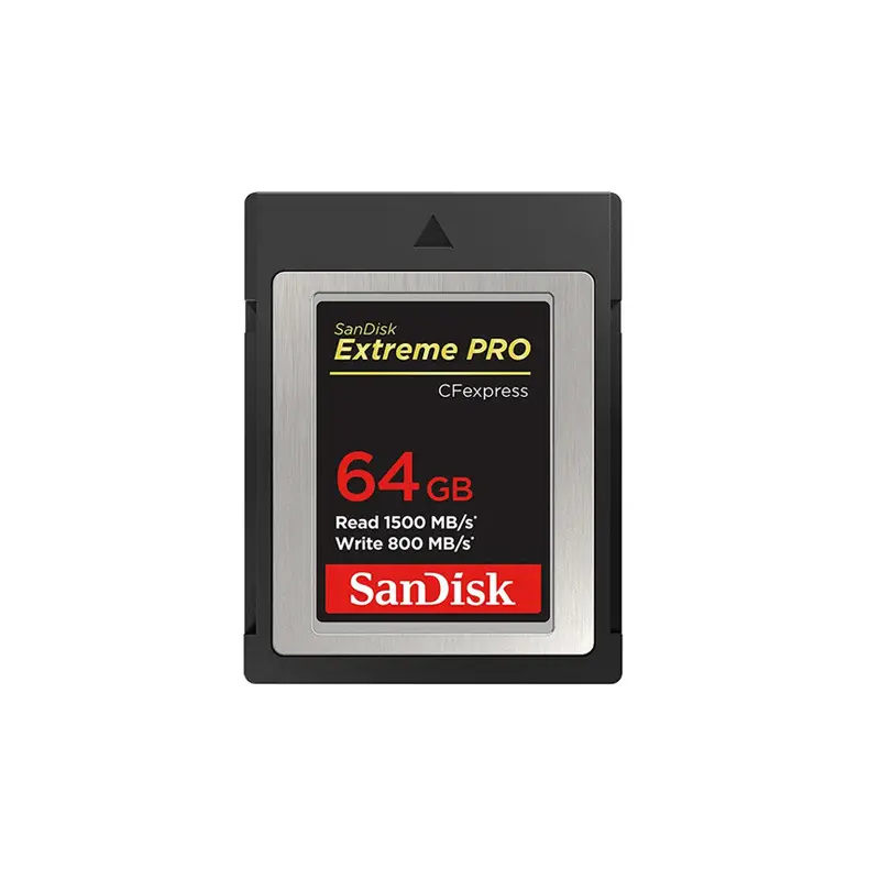 Высокое качество двойной флеш-накопитель SanDisk CFE 128 Extreme PRO CFexpress карты типа B слот для карт памяти, обеспечивая скорость считывания 1700 МБ/с.